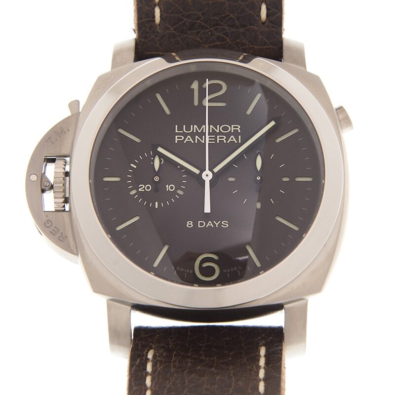 Panerai Luminor 1950 Chrono Monopulsate Left-Handed 8 Days Automatic Men's Watch #PAM00345 - Watches of America
