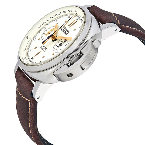 Panerai Luminor 1950 Ivory Flyback Chronograph Automatic Men's Chronograph Watch #PAM00654 - Watches of America #2