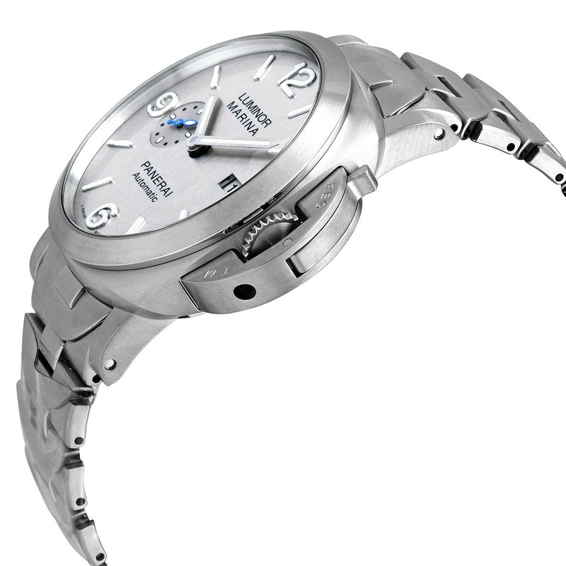 Panerai Luminor 1950 Marina Acciaio Automatic Silver Dial Unisex Watch #PAM00978 - Watches of America #2