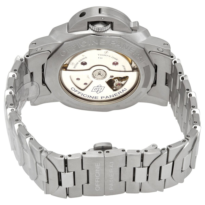 Panerai Luminor 1950 Marina Acciaio Automatic Silver Dial Unisex Watch #PAM00978 - Watches of America #3