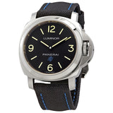 Panerai Luminor Black Dial Black Canvas Men's Watch #PAM00774 - Watches of America