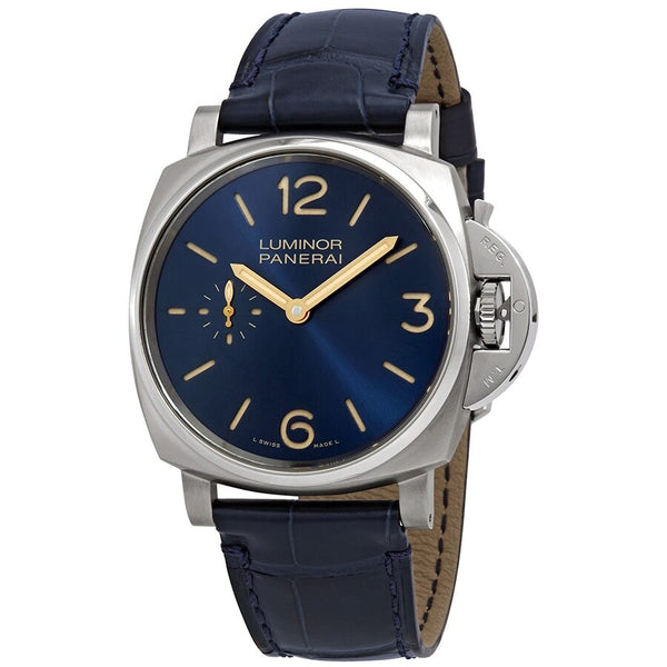 Panerai Luminor Blue Dial Men's Watch #PAM00728 - Watches of America