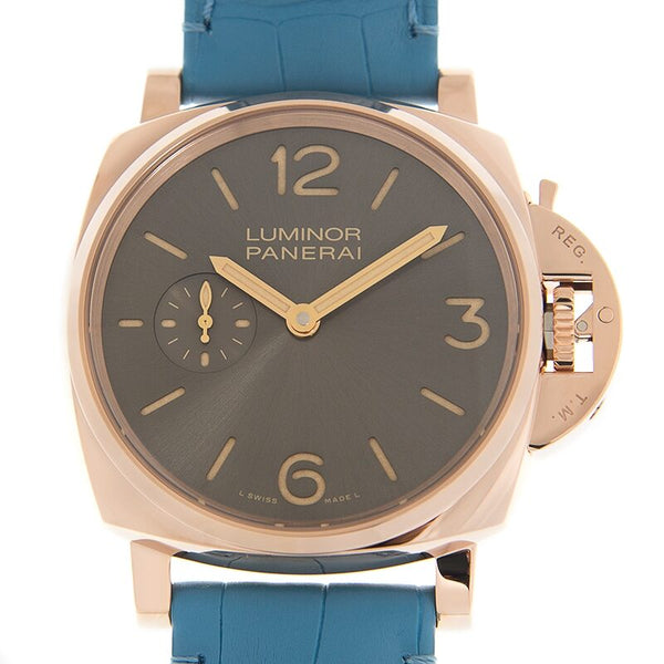Panerai Luminor Due Anthracite Dial Men's Hand Wound Watch #PAM00677 - Watches of America