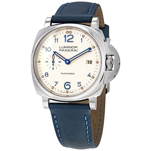 Panerai Luminor Due Automatic Ivory Dial Men's Watch #PAM00906 - Watches of America