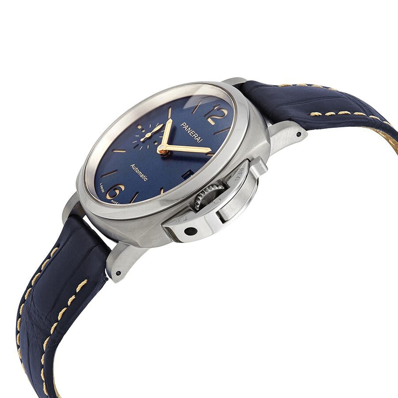 Panerai Luminor Due Blue Sun Brushed Dial Men's Watch #PAM00926 - Watches of America #2