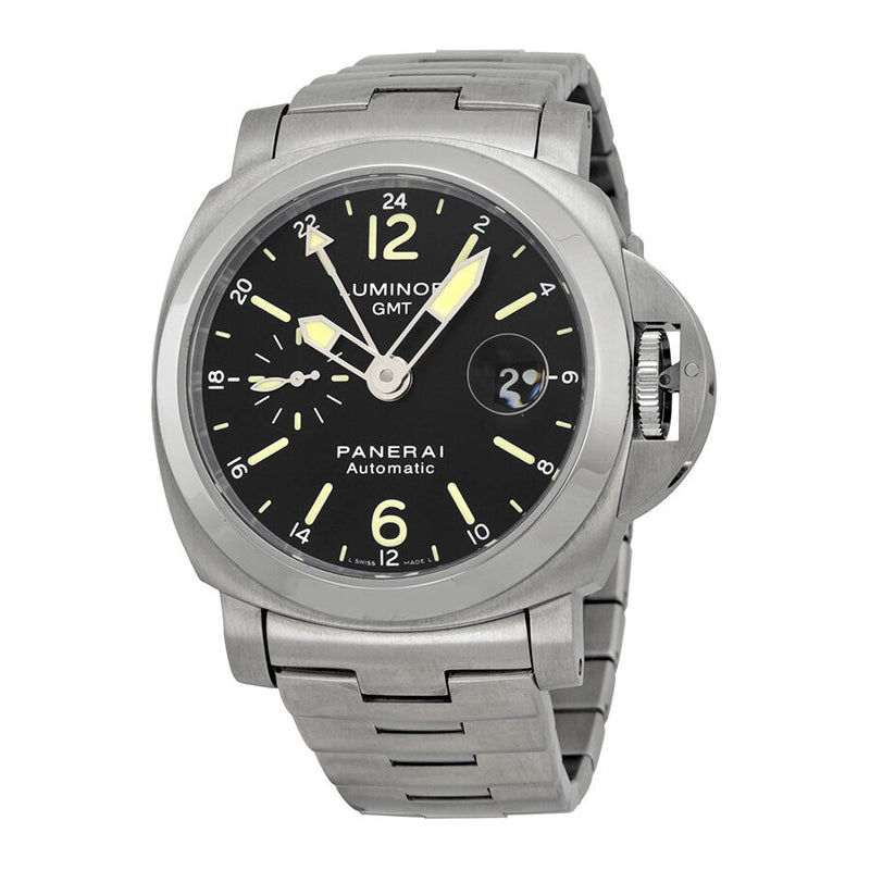 Panerai Luminor GMT Black Dial Stainless Steel Men's Watch #PAM00297 - Watches of America