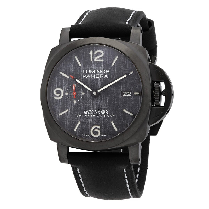 Panerai Luminor Luna Rossa GMT Automatic Grey Dial Men's Watch #PAM01036 - Watches of America