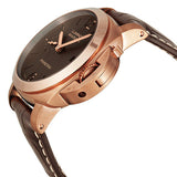 Panerai Luminor Marina 1950 3 Days Automatic Brown Dial 18 kt Rose Gold Men's Watch #PAM00393 - Watches of America #2