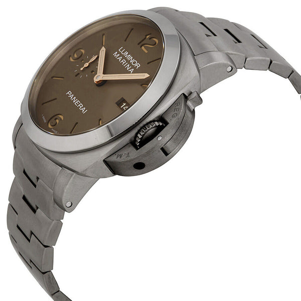 Panerai Luminor Marina 1950 Sand Dial Men's Titanium Watch #PAM00734 - Watches of America #2