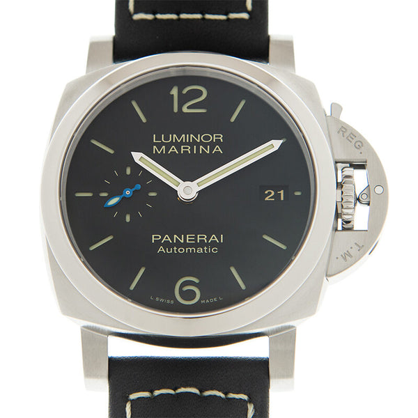 Panerai Luminor Marina 42mm Black Dial Watch #PAM02392 - Watches of America