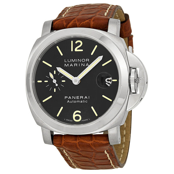 Panerai Luminor Marina Automatic Black Dial Men's Watch #PAM00048 - Watches of America