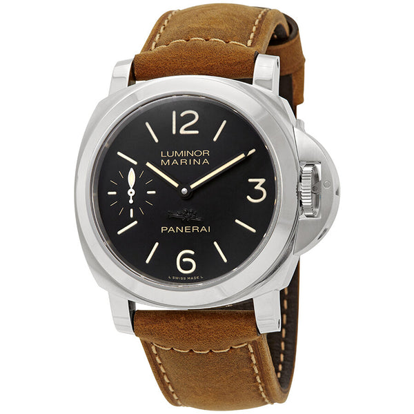 Panerai Luminor Marina Black Dial Men's Hand Wound Watch #PAM00541 - Watches of America