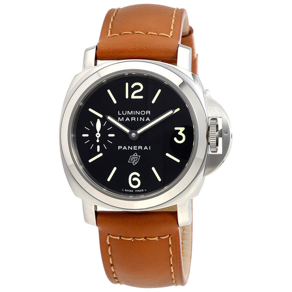 Panerai Luminor Marina Black Dial Men's Watch #PAM01005 - Watches of America