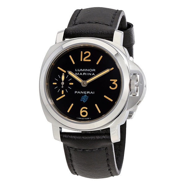 Panerai Luminor Marina Hand Wound Black Dial Men's Watch #PAM00631 - Watches of America