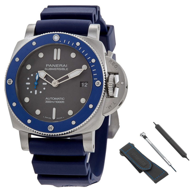 Panerai Luminor Submersible Grey Dial Men's Watch #PAM00959 - Watches of America