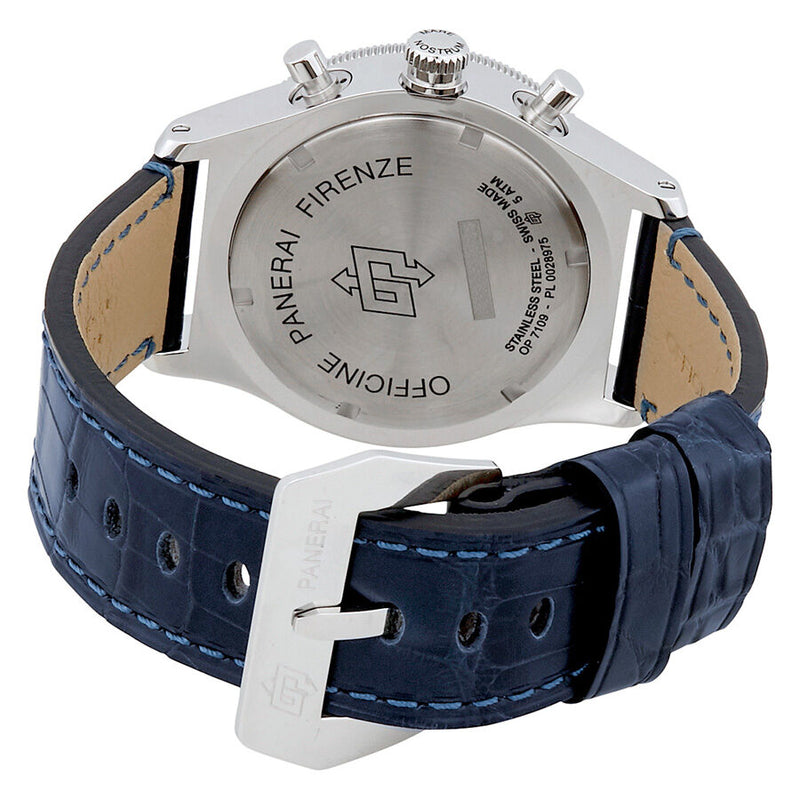Panerai Mare Nostrum Acciaio Chronograph Blue Dial Men's Watch #PAM00716 - Watches of America #3