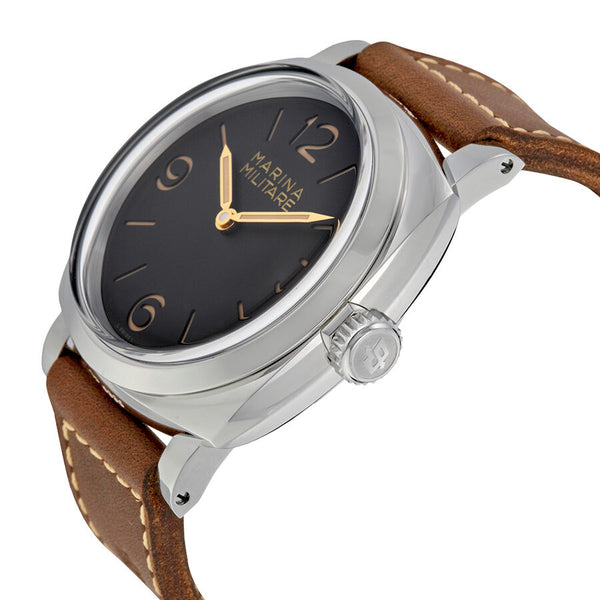 Panerai Radiomir 1940 Black Dial Hand Wound Brown Leather Men's Watch #PAM00587 - Watches of America #2