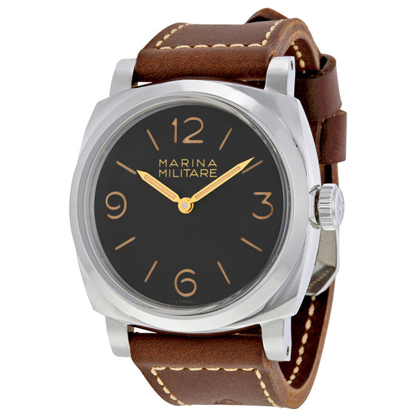 Panerai Radiomir 1940 Black Dial Hand Wound Brown Leather Men's Watch #PAM00587 - Watches of America