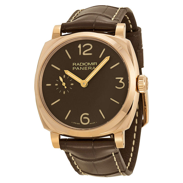 Panerai Radiomir 1940 Brown Dial Brown Leather Men's Watch #PAM00513 - Watches of America