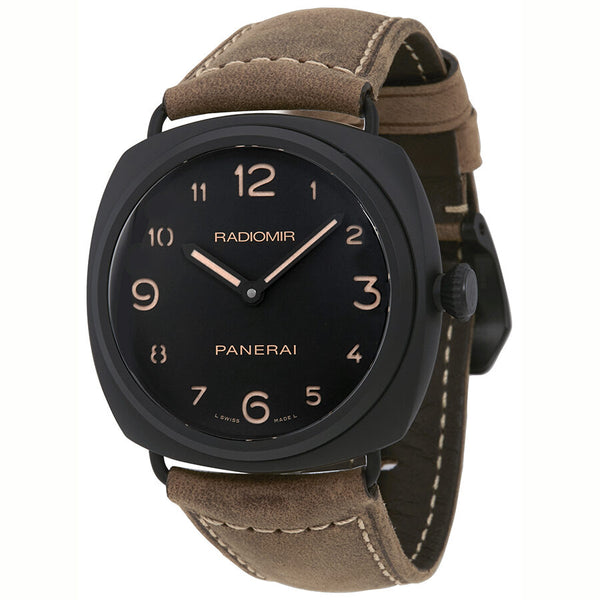 Panerai Radiomir Black Dial Men's Hand Wound Watch #PAM00613 - Watches of America