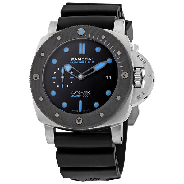 Panerai Submersible BMG-TECH Automatic Black Dial Men's Watch #PAM00799 - Watches of America