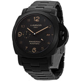 Panerai Tuttonero Luminor GMT Automatic Black Dial Men's Watch #PAM01438 - Watches of America