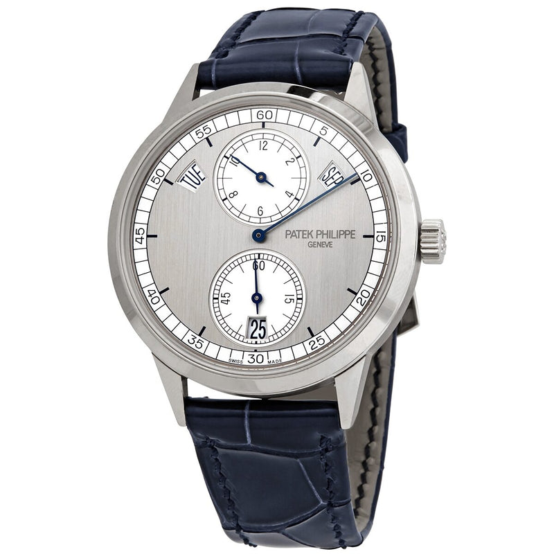 Patek Complications Silver Dial 18K White Gold Automatic Men's Watch #5235G-001 - Watches of America