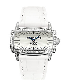 Patek Gondolo Gemma White Gold Ladies Watch #4981G - Watches of America
