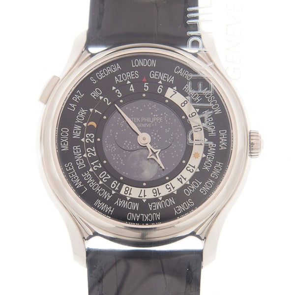 Patek Philippe Anniversary Series World Time Moon Automatic Black Dial Watch #5575G-001 - Watches of America #2