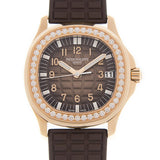 Patek Philippe Aquanaut Luce Automatic Diamond Grey Dial Ladies Watch #5068R - Watches of America