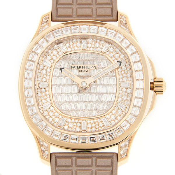 Patek Philippe Aquanaut Luce Haute Joaillerie Diamond Silver Dial Unisex Watch #5062-450R-001 - Watches of America #2