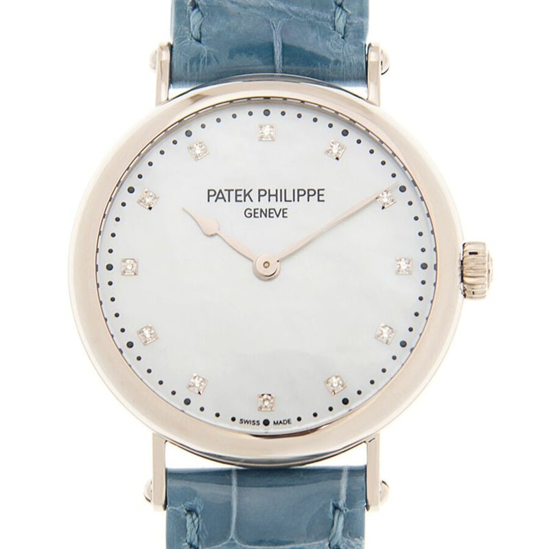 Patek Philippe Calatrava Automatic Diamond Ladies Watch #7200-50G-010 - Watches of America #2