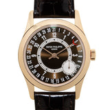 Patek Philippe Calatrava Brown Dial 18K Rose Gold Men's Watch #6000R-001 - Watches of America