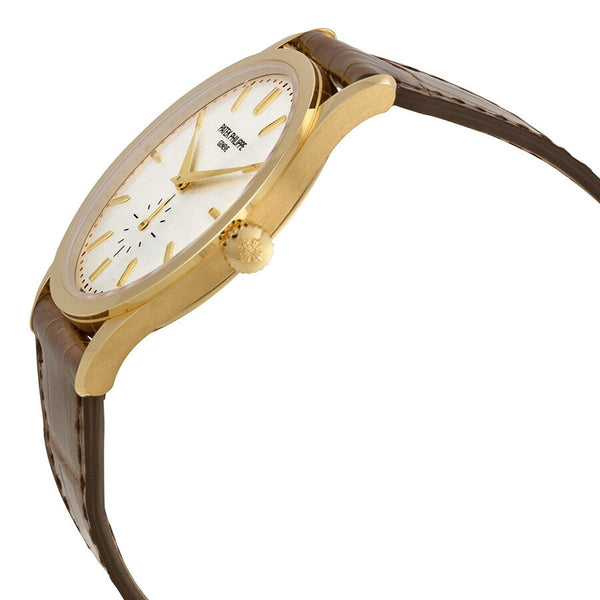 Patek Philippe Calatrava Mechanical Opaline White Dial Men's Watch #5196J-001 - Watches of America #2