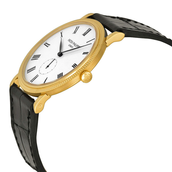 Patek Philippe Calatrava Mechanical White Dial Men's Watch #5119J-001 - Watches of America #2