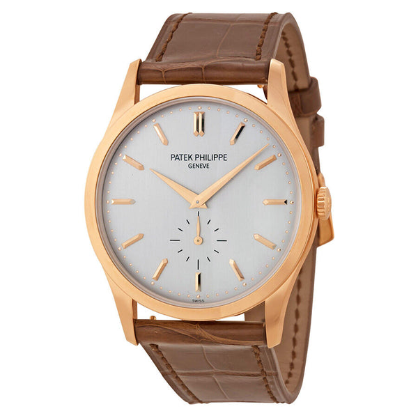 Patek Philippe Calatrava Opaline Dial 18K Rose Gold Men's Watch #5196R-001 - Watches of America