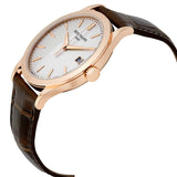 Patek Philippe Calatrava Opaline Dial 18kt Rose Gold Brown Leather Men's Watch #5296R-010 - Watches of America #2