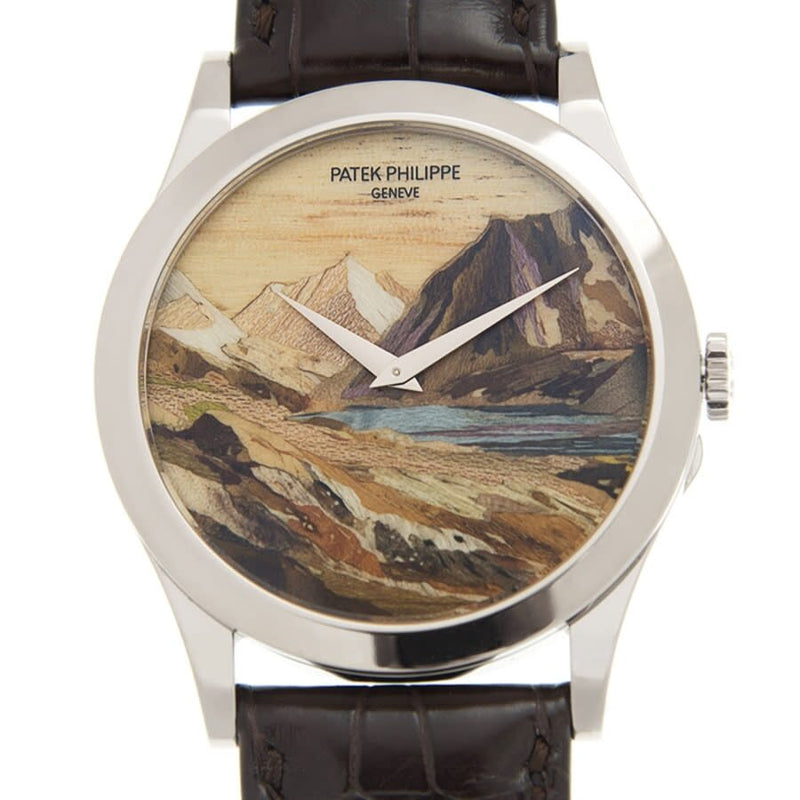 Patek Philippe Calatrava Swiss Alps / Lac d'Emosson Automatic Unisex Watch #5089G-060 - Watches of America