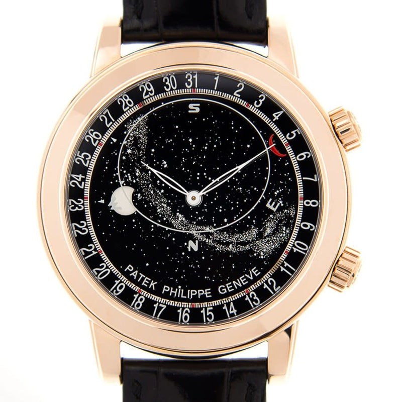 Patek Philippe Grand Complications Black Dial Men's Watch #6102R-001 - Watches of America