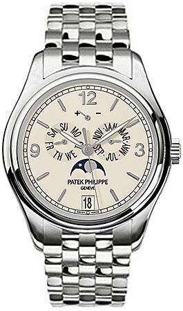 Patek Philippe Complicated Annual Calendar 18kt White Gold Men's Watch #5146-1G - Watches of America