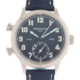 Patek Philippe Complications 18kt White Gold Automatic Blue Dial Watch #7234G-001 - Watches of America #2