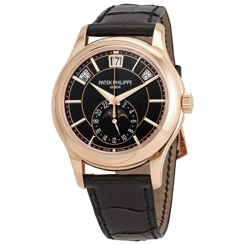 Patek Philippe Complications 18kt Rose Gold Automatic Moon Phase Men's Watch #5205R-010 - Watches of America