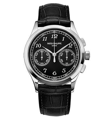 Patek Philippe Complications Black Dial 18K White Gold Men's Watch #5170G-010 - Watches of America