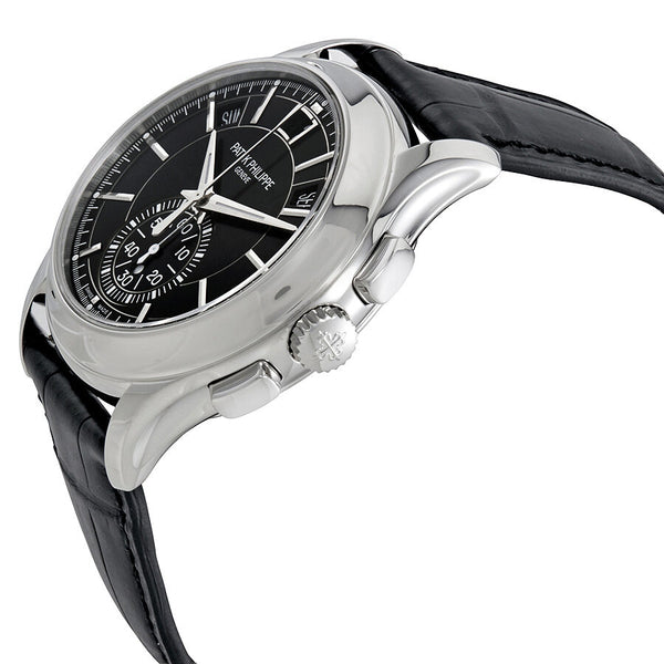 Patek Philippe Complications Black Dial Annual Calendar Platinum Men's Watch #5905P-010 - Watches of America #2