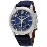 Patek Philippe Complications Blue Dial Annual Calendar Platinum Men's Watch #5905P-001 - Watches of America