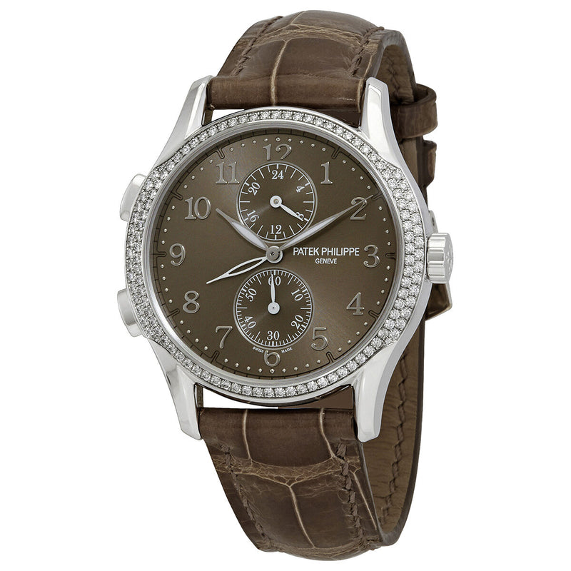 Patek Philippe Complications Brown Dial Ladies Watch #7134G-001 - Watches of America