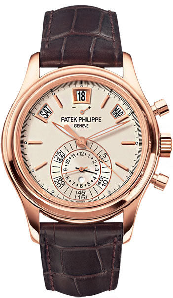 Patek Philippe Complications Chronograph White Opaline Dial Men's Watch #5960R-011 - Watches of America