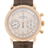 Patek Philippe Complications Silvery Opaline Dial Ladies Hand Wound Diamond Watch #7150/250R-001 - Watches of America