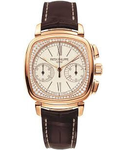Patek Philippe Complications Silvery-White Opaline Dial Men's Chronograph Watch #7071R-001 - Watches of America