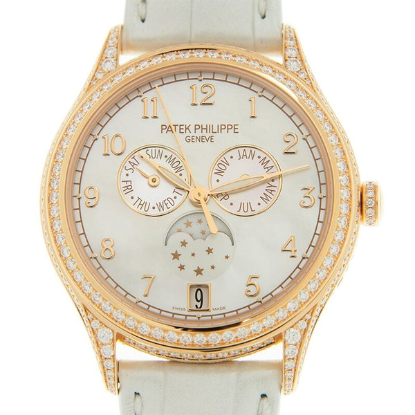 Patek Philippe Complications White Balinese Mother Of Pearl Dial Automatic Ladies Watch #4948R-001 - Watches of America